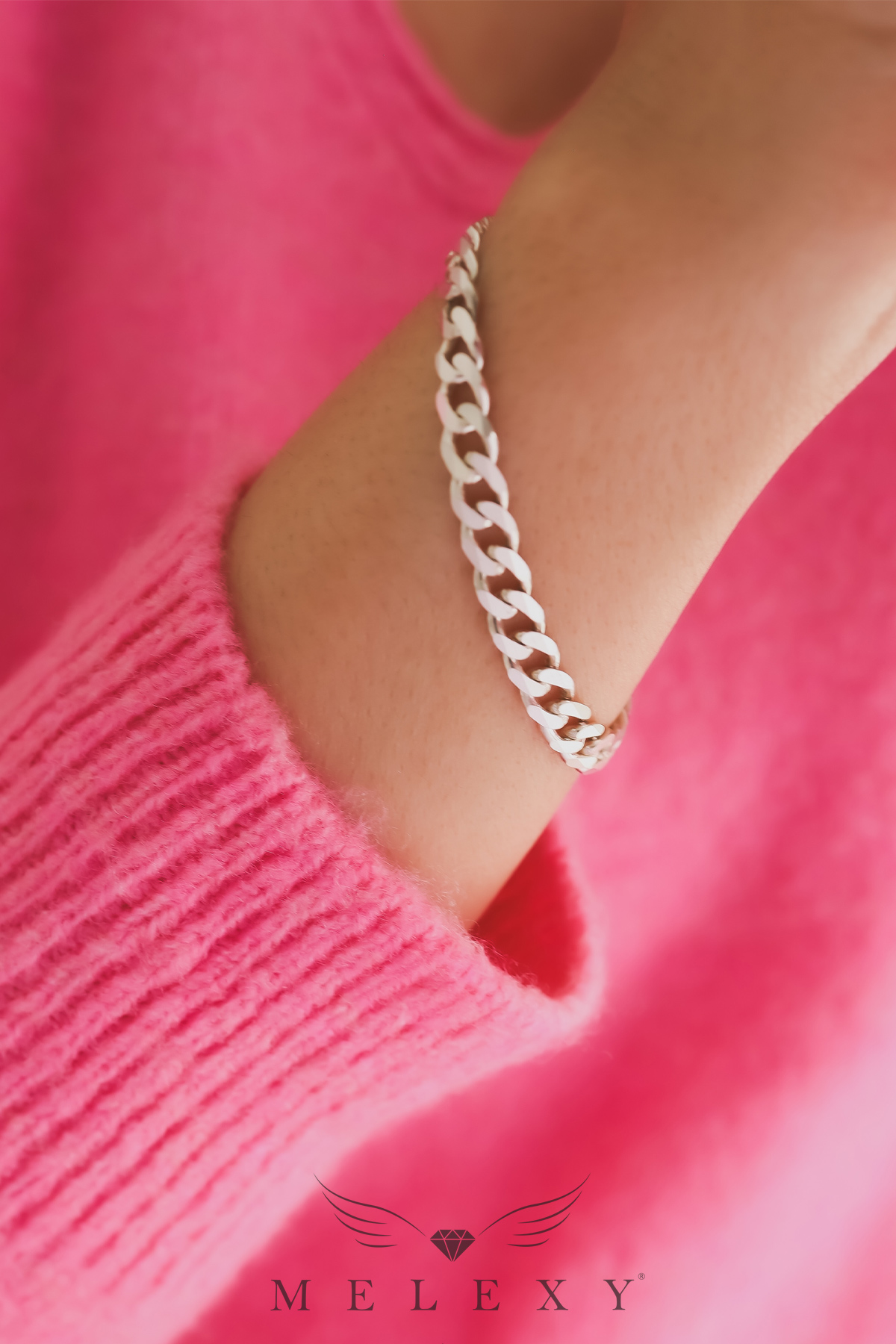 925 Ayar Gümüş Gurmet Zincir Bileklik