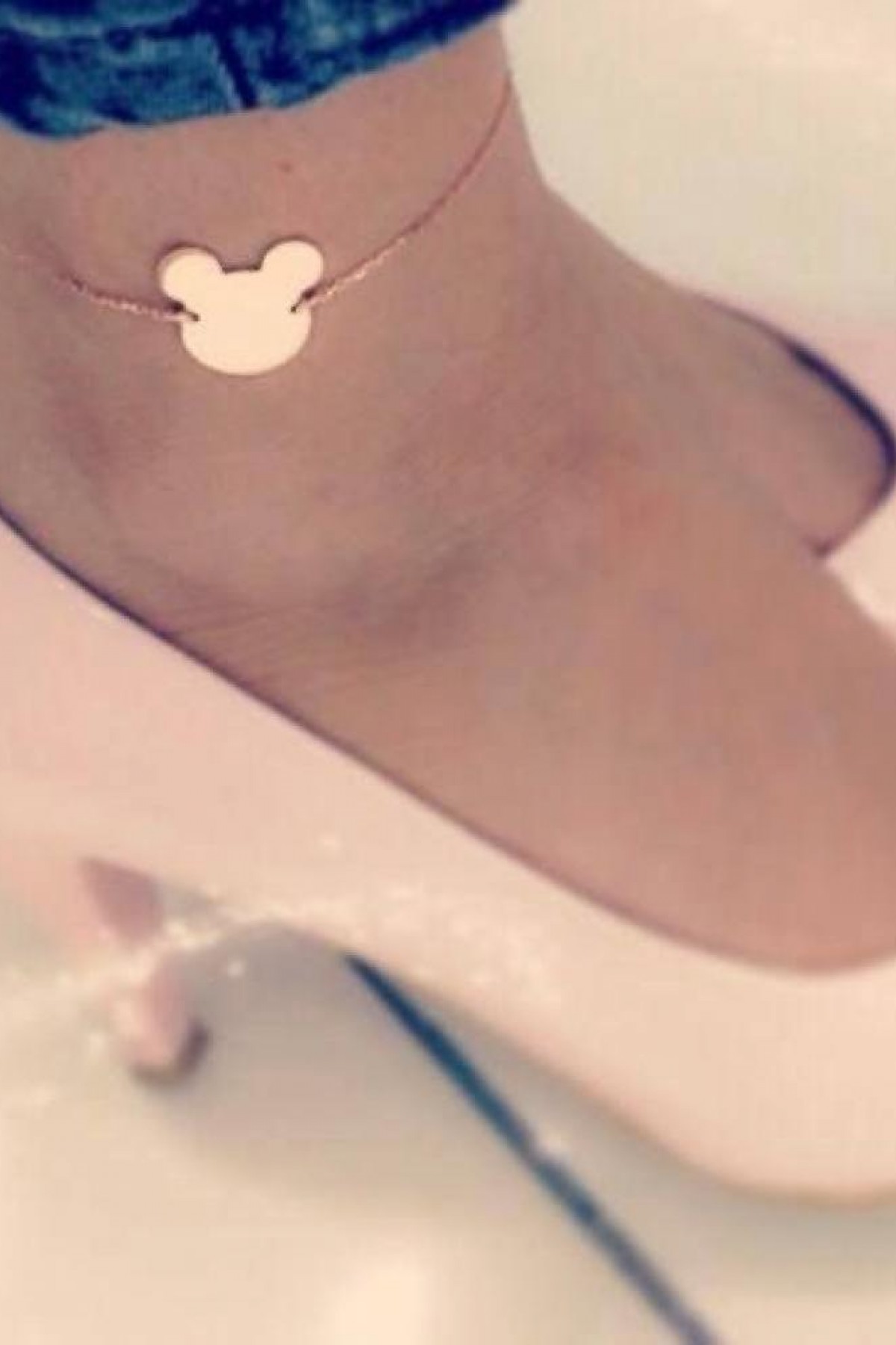 Mickey Mouse Gümüş Halhal