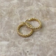 Gold Burgu Küpe