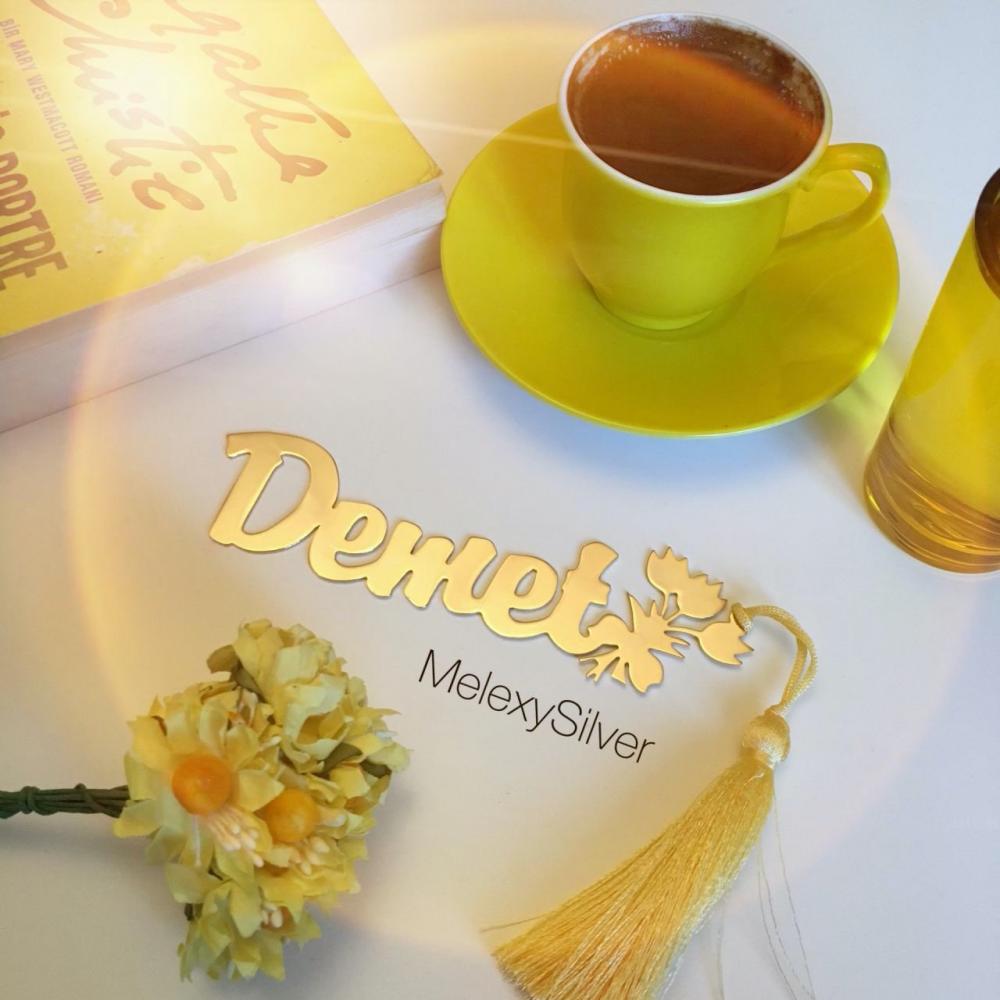 İsim ve Şekil Detaylı Kitap Ayracı