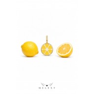 14 Ayar Altın Limon Charm