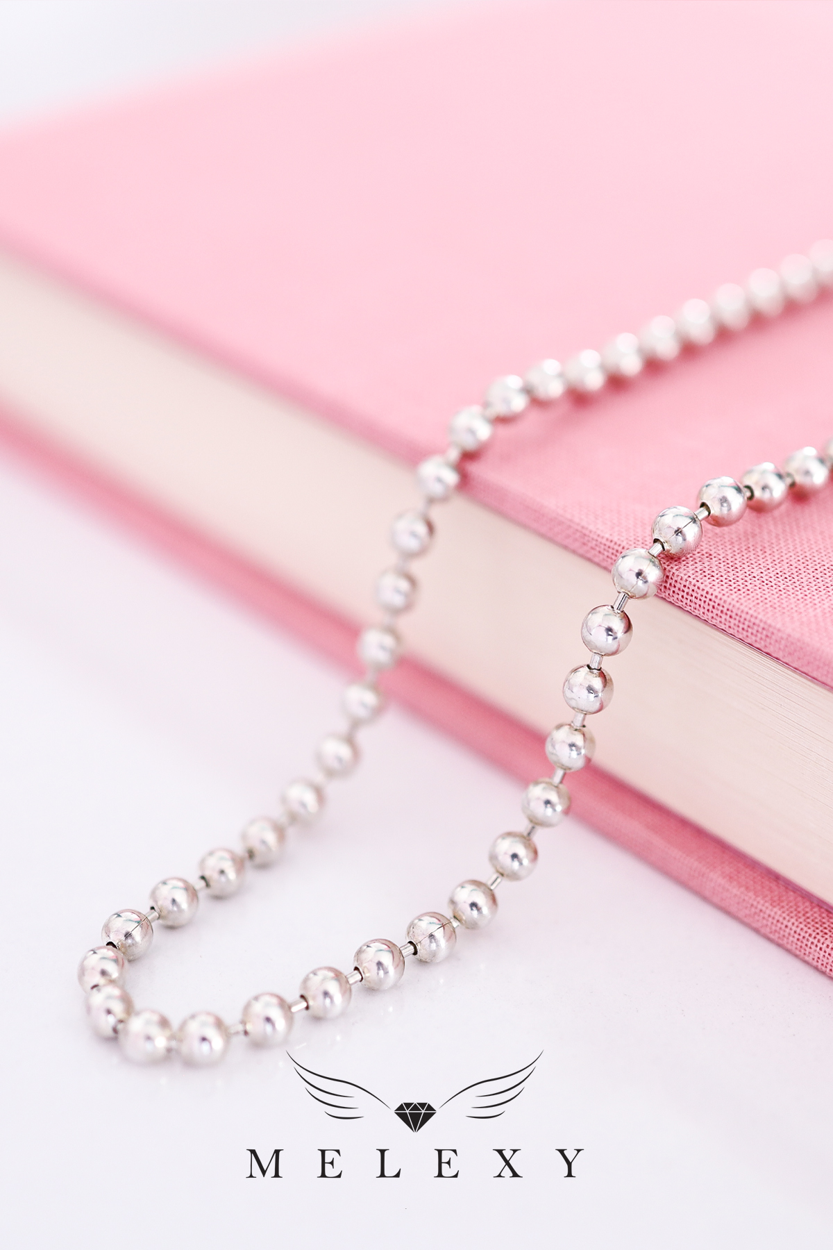 925 Ayar Gümüş Top Zincir Kolye